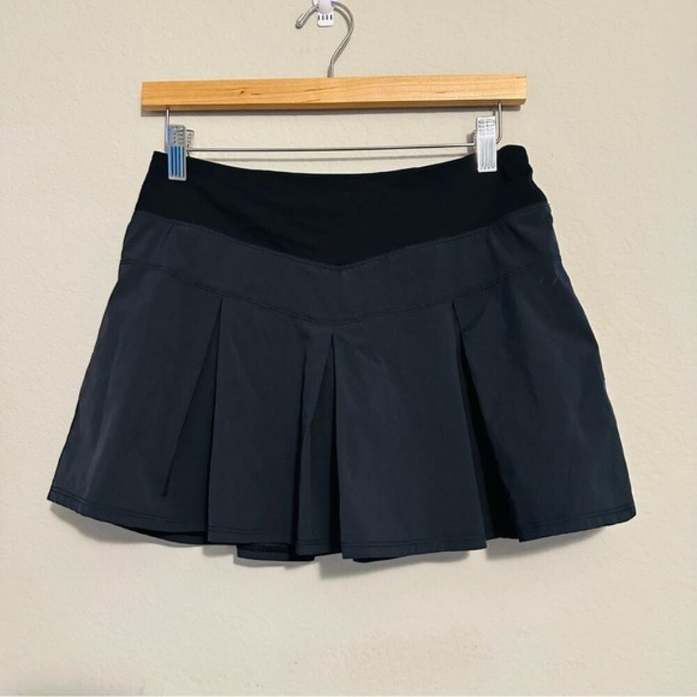 Ivivva by Lululemon Fast Drill Skirt (Tennis skirt) Sz 14 Kids 0-2 Color: Black - Picture 4 of 11